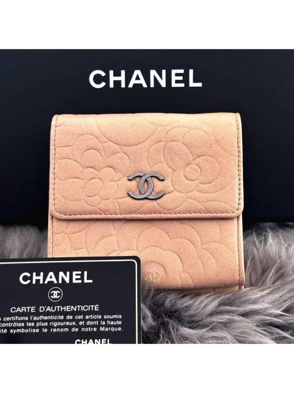 Chanel Wallet Camellia Pink
